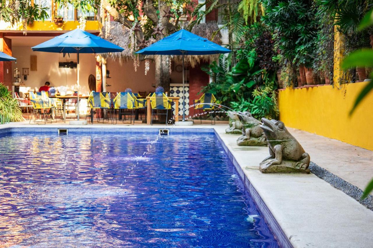 Отель Casa Loteria -Pueblito Sayulita- Colorful, Family And Relax Experience With Private Parking And Pool Экстерьер фото