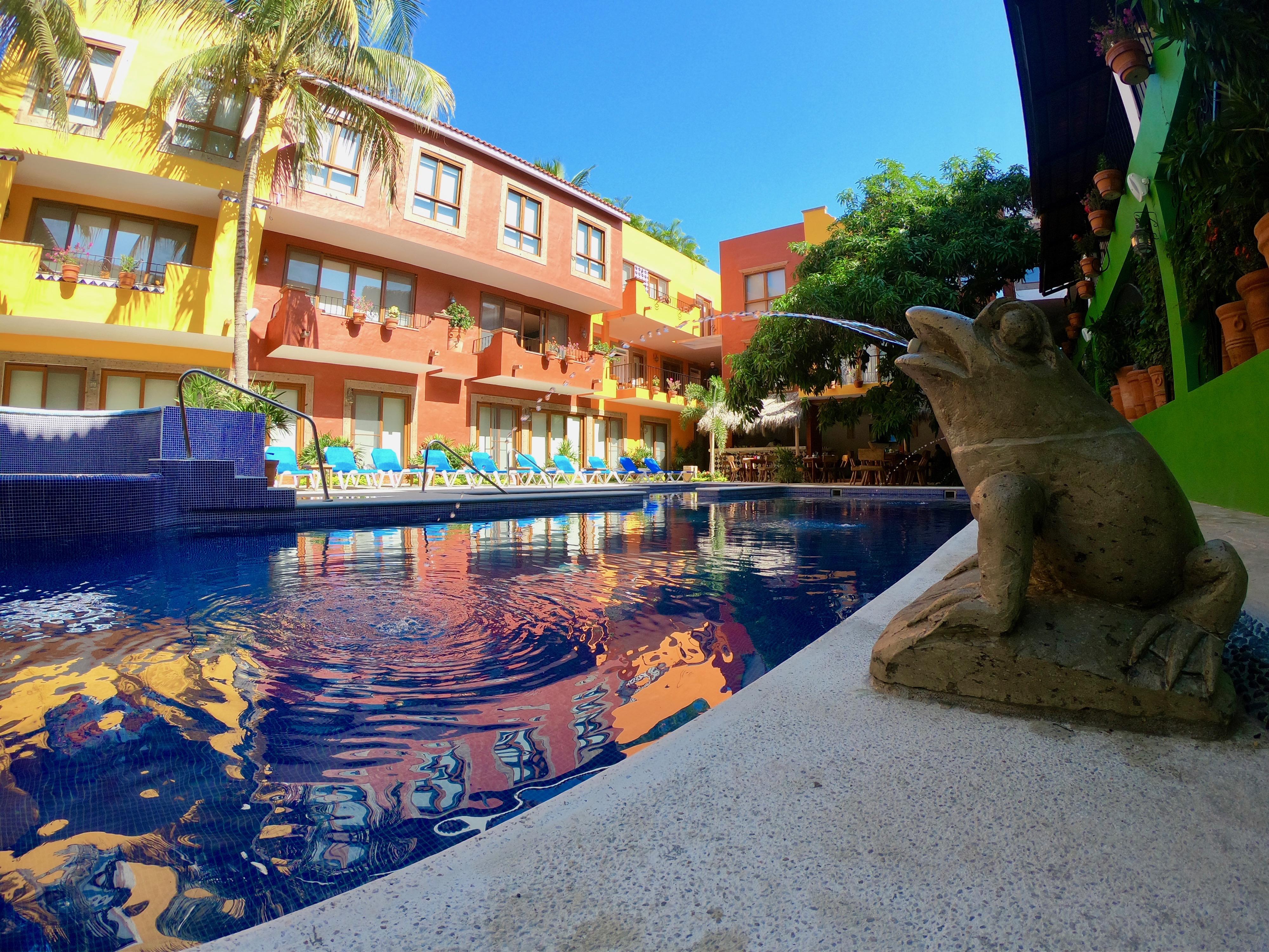 Отель Casa Loteria -Pueblito Sayulita- Colorful, Family And Relax Experience With Private Parking And Pool Экстерьер фото
